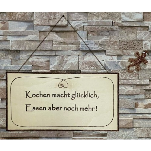 Deko-Schild Kochen ...