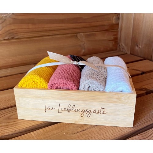 Handtuch-Box für Lieblingsgäste -1