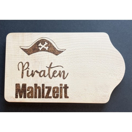 Frühstücksbrettchen Piraten-Mahlzeit