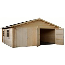 Garage Pejo mit Holztor 575x510cm