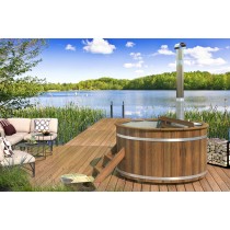 Hottub Thermoholz/ integrierter Ofen