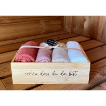 Handtuch-Box - schön das du da bist