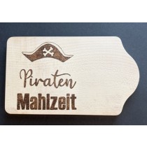 Frühstücksbrettchen Piraten-Mahlzeit