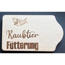 Frühstücksbrettchen Raubtierfütterung