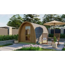 Pod-Sauna 230x396cm - Thermoholz
