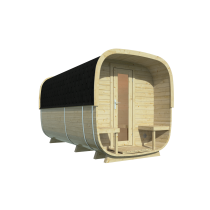 2-Raum Saunacube 390cm